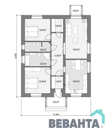 Планы дома одноэтажного 3 спальни фото