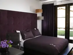 Bedroom Interior Brown Lilac