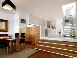 Interior design of floors in an apartment