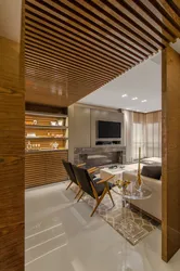 Slats In Kitchen Living Room Design