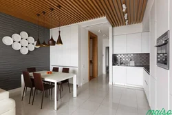 Slats In Kitchen Living Room Design