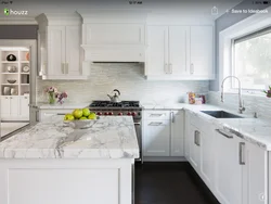 Countertop for a white kitchen which one to choose photo