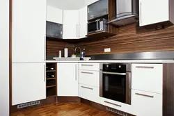 Photo of built-in household kitchen