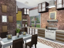 Kitchen design in sims