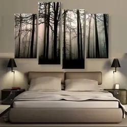 Paintings For Bedroom Interior Photos In Modern Style