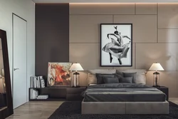 Paintings for bedroom interior photos in modern style