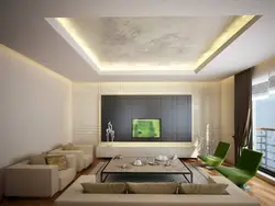 Living room interior ceiling walls