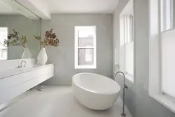 Сәндік сылақпен ванна бөлмесінің дизайны