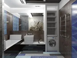 Дизайн ванной комнаты ванна напротив двери