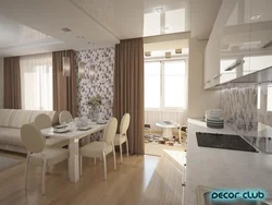 Дизайн штор для зала и кухни фото