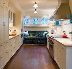 Дызайн кухні на 2 бакі