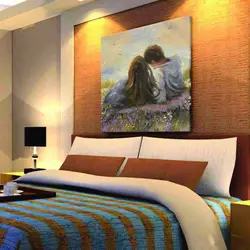 Large Paintings In The Bedroom Interior