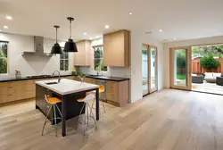 Kitchen studio floor design