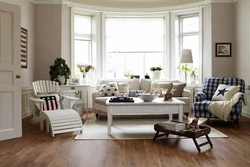 Interior light oak living room