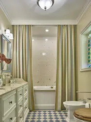 Curtain for bathroom interior design