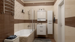 How to combine tiles in a small bathroom photo