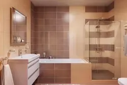 How to combine tiles in a small bathroom photo