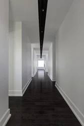 Hallway Interior With Dark Floor