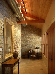 Interior of the hallway walls in the house