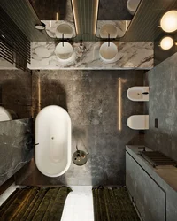 Photo of the bathroom from above