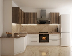 Corner Kitchens With Ventilation Box In The Corner Photo Design