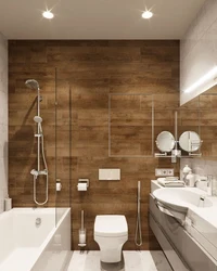 Finishing The Bathroom With Quartz Vinyl Tiles Photo Design