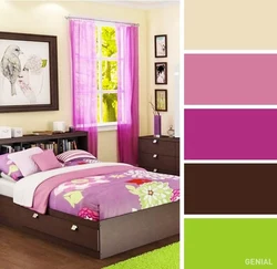 Bedroom interior palette