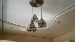 Потолочные люстры для натяжных потолков в кухне фото