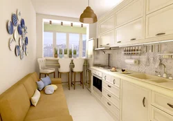 Rectangular kitchen design 12