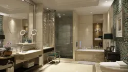 High bathroom in the interior