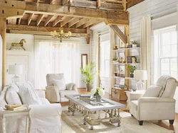 Country style living room interior