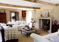 Country Style Living Room Interior