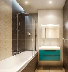 Bathroom with dimensions and design