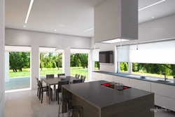 Panoramic kitchen design