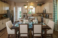 Kitchen Design With A Large Table Photo