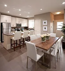 Kitchen Design With A Large Table Photo