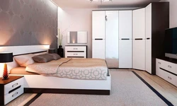 Corner bedroom design
