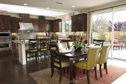 Photo Design Of Kitchen Dining Room In The House