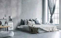 Bedroom design concrete