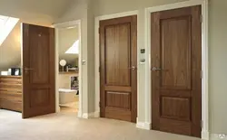 Photo of different colored doors in one apartment