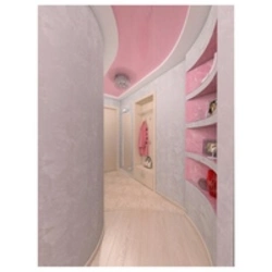 Pink hallway photo