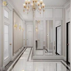 Neoclassical hallways in the interior photo