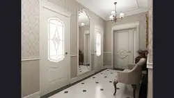 Ichki fotosuratda neoklassik koridorlar