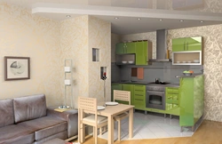 Kitchen design living room economy photo