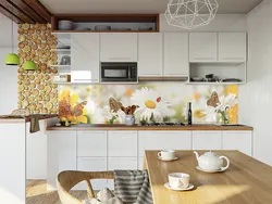 Дизайн со стеновыми панелями кухни