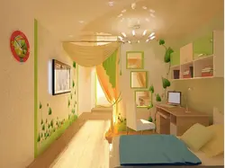 Room design children's bedroom all in one