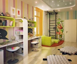 Дизайн Комнаты Детская Спальня Все В Одном