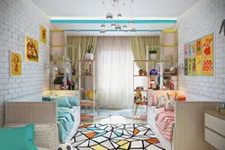 Room design children's bedroom all in one