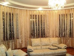 Тюль в зал в современном стиле в квартире фото
