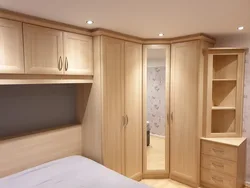 Corner bedroom interior